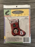 Crafty Beading Kit Christmas Ornament Pin Red Stocking Nip. Fixed Price $10.99.