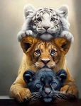Gxgllpzby Diy Tiger Animal Diamond Painting Kits, 5D Art For Beginners. Fixed Price $6.86.