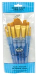 Royal Crafters Choice Gold Taklon Artist- Brush Sets (filbert,round,shader Etc). Fixed Price $16.99.