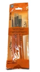 Loew Cornell 5500 Brushes Set Round 2, Bright 4, 6 New. Fixed Price $19.99.