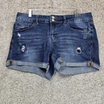 American Heritage Woman 15 Shorts Pockets Stitching Buttons Distressed. Fixed Price $16.00.