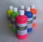 Handy Art Fluorescent Tempera Paint Set Pint Neon Colors 882-060 998-614. Fixed Price $39.00.