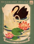 Meyercord Decals Vintage Two Swans Water Lilies Slide 825-A. Fixed Price $12.49.