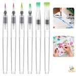 Refillable Watercolor Brush Pens For Painting Markers 6 Pieces. Fixed Price $12.50.