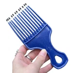Vintage Xl Lift Comb Hair Pick Handle Retro Usa Royal Blue Purse Pocket. Fixed Price $10.00.