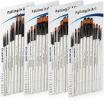 Nylon Painting Sets, 48 Pcs Artist Paintbrushes For Watercolor, Acrylic,. Fixed Price $41.72.