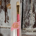 Royal Bristle Flat Brush 9425-6 Size Pink Handle Artist Paint Tool. Fixed Price $7.99.