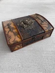 Vintage Rare Jo Marz First Edition Decorative Storage Chest / Jewelry Box. Fixed Price $199.00.