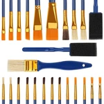 25 All Purpose Paint Brushes Bulk For Kids Craft Acrylic Oil Gouache. Fixed Price $17.06.