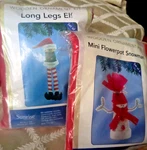 2 Pkgs Sunrise Wooden Ornament Kits Flowerpot Vintage Christmas Nip Makes 10. Fixed Price $15.00.