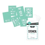 American Crafts Heidi Swapp Words Stencil Minis Kit. Fixed Price $9.99.