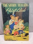 Vintage 1933 The Story Telling Paint Book #3409 Merrill Pub Co. Usa. Fixed Price $8.95.