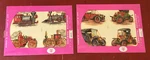 Vintage Meyercord X536B Train & X536C Car Decorative Decal Transfers 6.5" 9". Fixed Price $10.50.