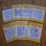 Lot Of 7 Aunt Martha Hot Iron Transfers Uncut Bears Puppies Birds Days Week. Fixed Price $14.87.