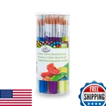 Royal & Langnickel Round Taklon Variety Brushes Classroom Set - Gold (144 Pcs). Fixed Price $45.53.