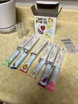 Tri-chem Liquid Embroidery 6 Colors Tubes Paint, Tutti Frutti 0833 Set.. Fixed Price $17.56.