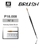 Vallejo Kolinsky Sable Paint Brush NO.8. Fixed Price $21.27.