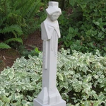 Frank Lloyd Wright Midway Sprite Outdoor Statue 31". Fixed Price $240.00.