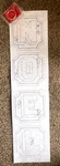 Tri-chem Ready To Paint Liquid Embroidery Vtg Noel Banner Christmas 8544. Fixed Price $7.77.