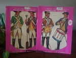 Set Of 2 Vintage Nos Meyercord Decals 1504C, 1504D Revolutionary War Soldiers. Fixed Price $5.99.