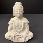 Nowell's Buddha Sitting #2547 Bisque Unpainted 3/4". Fixed Price $39.00.