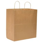 Super Royal Brown Shopping Bag Flat Bottom, Twist Handles, PK200, 87145. Fixed Price $114.99.