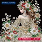 Stalente Diamond Painting Kits For Adults Lady, 5D Special Shape Art. Fixed Price $11.65.