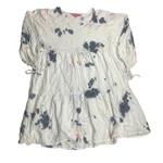 Simply Southern Tiered Mini Dress Paint Splatter V-neck 3/4 Sleeve Relaxed. Fixed Price $19.20.