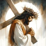 Vclkdiy Jesus Pray Cross Diamond Art Kits For 13.8X13.8 Inches,. Fixed Price $10.36.