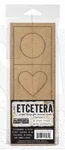 Stampers Anonymous Etcetera - Large Cutout Tiles, THETC018 By Tim Holtz. Fixed Price $6.83.