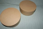 Artminds Round Paper Mache Boxes Set Of 2- 7.25 3 Inches Fast Shipping. Fixed Price $10.49.