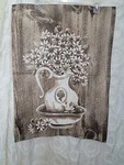 Barnwood Floral Pitcher Tri Chem Tole Fabric Picture Paint Pattern Vintage. Fixed Price $6.00.