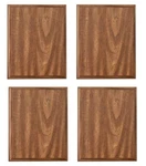 Pack Of 4 Walnut Finish Blank Wood Plaque 5" X 7" $5.95 EA.(PL12). Fixed Price $23.80.