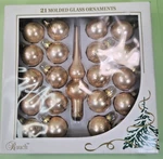 Rauch 21 Molded Glass Ornaments Gold. Fixed Price $24.84.