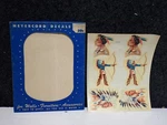 1940S Meyercord 906-B Western Native American Indian Decals Original Envelope. Fixed Price $15.00.