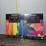 Meeden Oil + Acrylic Paint Pad 15 Sheets 9X12 Inches White Sealed - New. Fixed Price $24.99.
