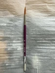 Grumbacher Goldenedge Toray Liner Watercolor Brush, Synthetic Bristles.... Fixed Price $12.00.