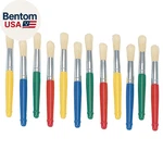 Plastic Handle Jumbo Chubby Brushes For Kids Painting Multipack (12 Pack),. Fixed Price $30.79.