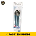 Royal & Langnickel White Taklon Art Brushes - 5 Piece Set. Fixed Price $23.99.