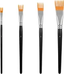 4PCS Comb Artist Set, Rake Brushes For Painting With Birch Wood Handle,. Fixed Price $14.49.