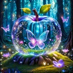 Butterfly Diamond Art Kits For Adults, 14X14 Inches, QY067. Fixed Price $12.99.