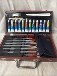 Royal & Langnickel Essentials Watercolor Paints 12 Tubes Brushes Box Case +. Fixed Price $19.99.