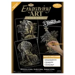 Royal & Langnickel(r) Foil Engraving Value Pack 8.75"X11.5"-GOLD Rhin 3. Fixed Price $22.99.