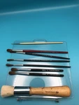 Grumbacher Artist Paint Brushes Lot Of 8 - Usa, Ireland, Ny. Fixed Price $19.00.