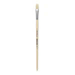 Utrecht Rhenish Pure Hog Bristle Brush - Filbert, Size 8, Long Handle White. Fixed Price $25.99.