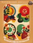 Meyercord Vintage 931-A Kitchenware Floral Water Sheet. Fixed Price $12.49.