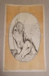 Vintage Artex #0538 Kentucky Pride Horse & Colt Head Picture To Paint. Fixed Price $17.00.