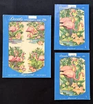 Vintage Meyercord Flamingos Decals Nos Transfer Stickers Midcentury Mcm Unopened. Fixed Price $24.00.