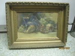 Vintage Water Color Painting Still Life Fruit Signed Meyer (tm). Fixed Price $69.99.
