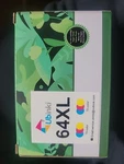 Ubinki 64XL Tri-color Cartridges 2-PACK Compatible Hp Envy Photo 7855 7155. Fixed Price $12.99.